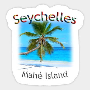 Seychelles - Mahé Island Sticker